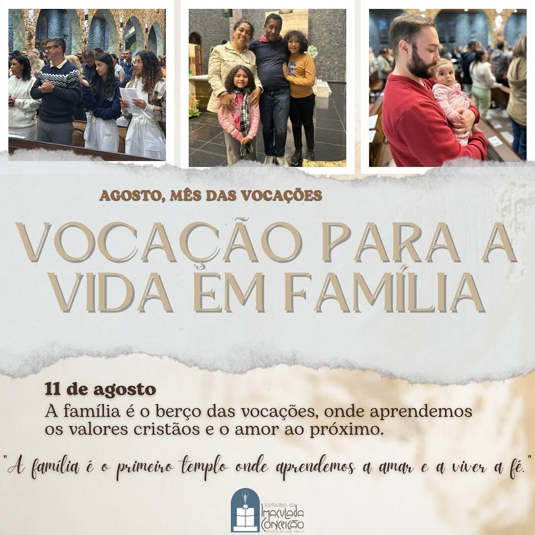A Importância da Vocação para a Vida em Família
