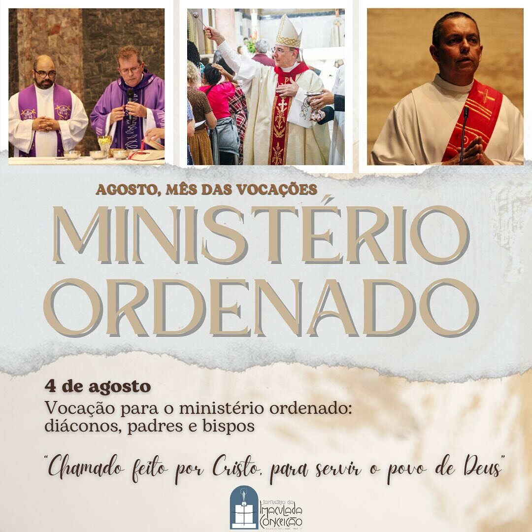 Mês das Vocações: Reflexão sobre o Ministério Ordenado