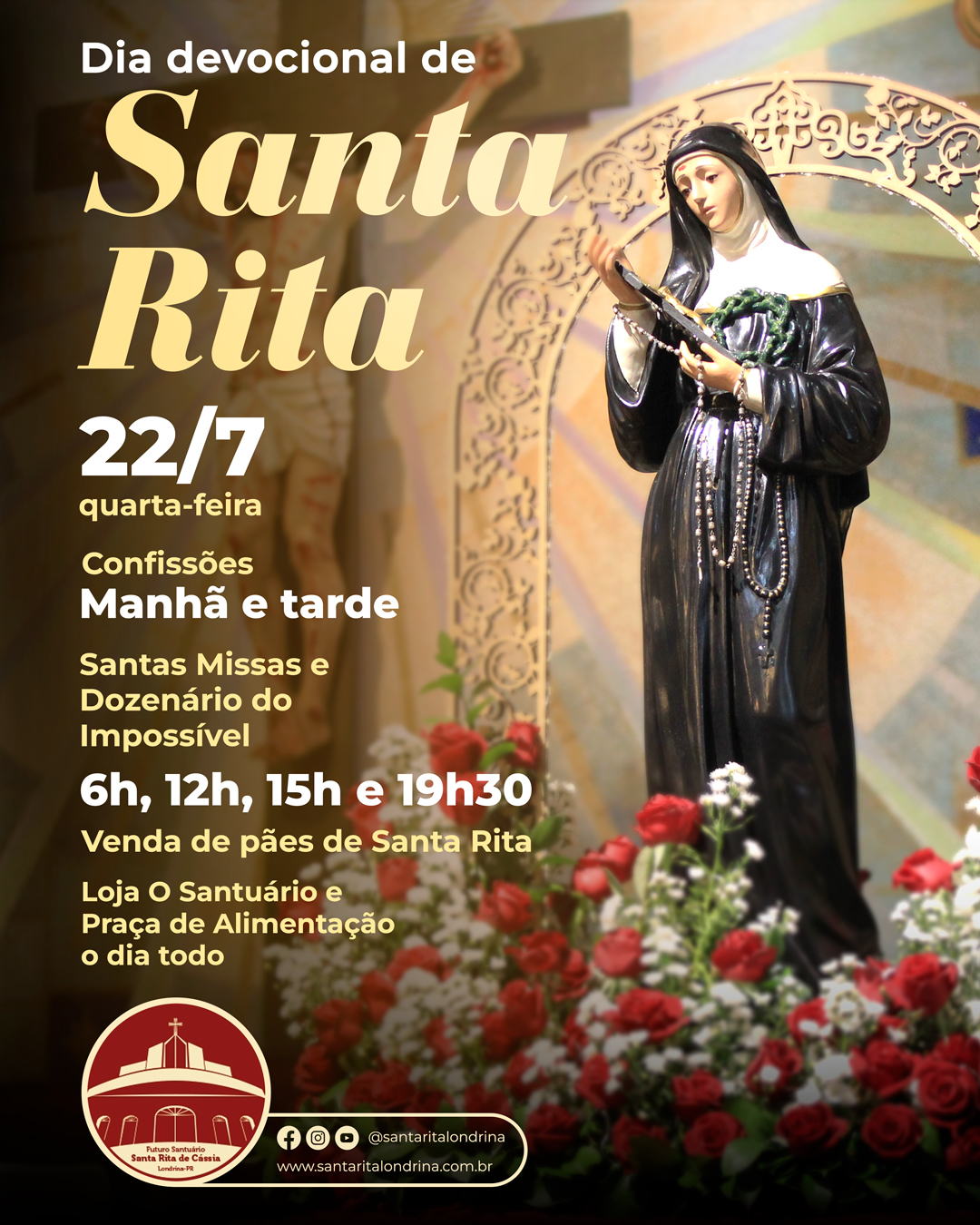 Dia Devocional de Santa Rita de Cássia