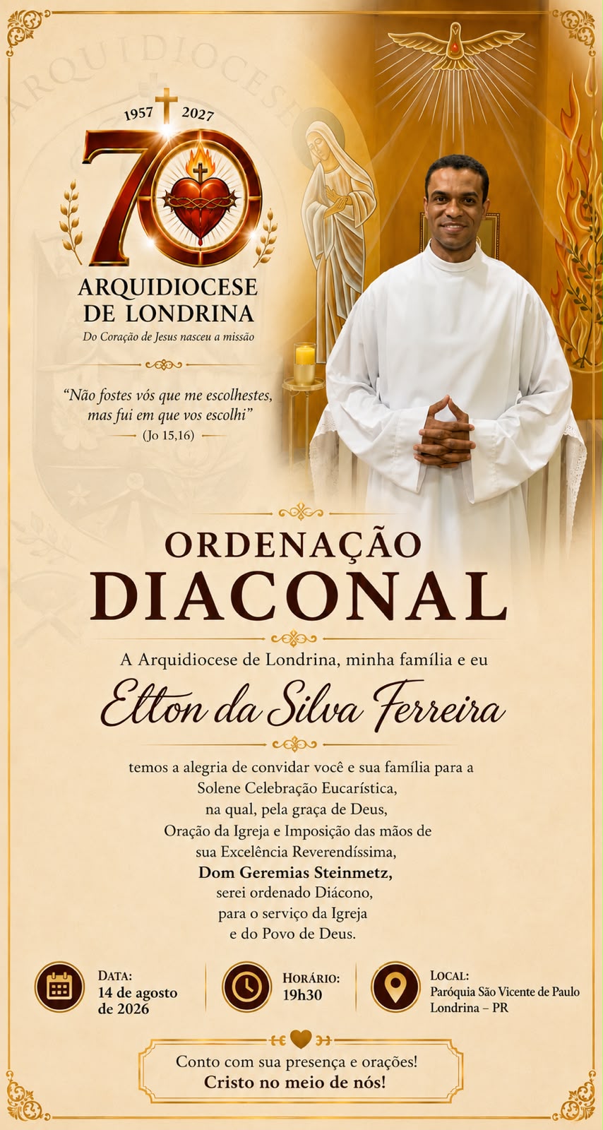 ORDENAÇÃO DIACONAL • ELTON DA SILVA FERREIRA