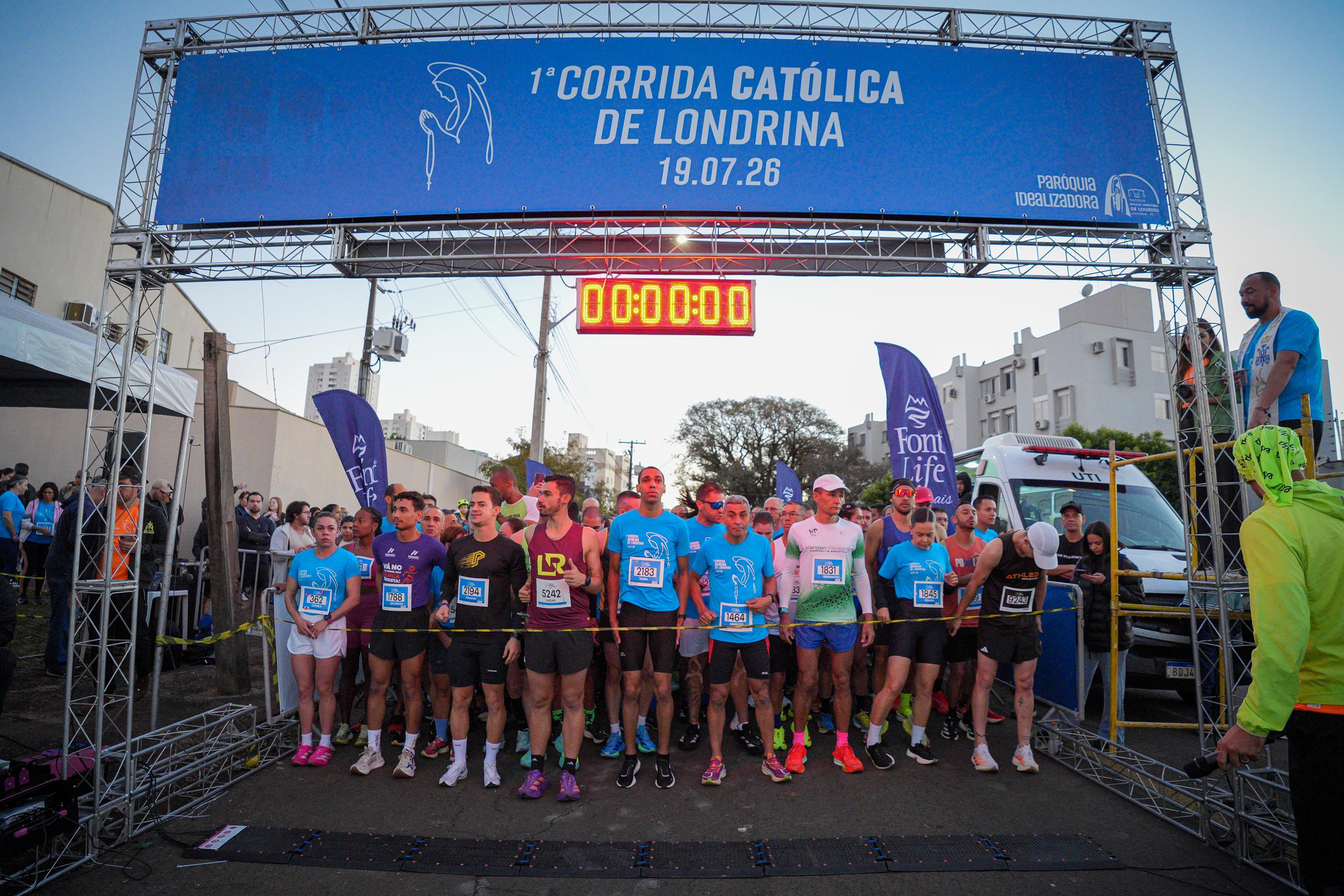 CORRIDA CATÓLICA TRANSFORMA ESPORTE EM CAMINHO DE EVANGELIZAÇÃO EM LONDRINA