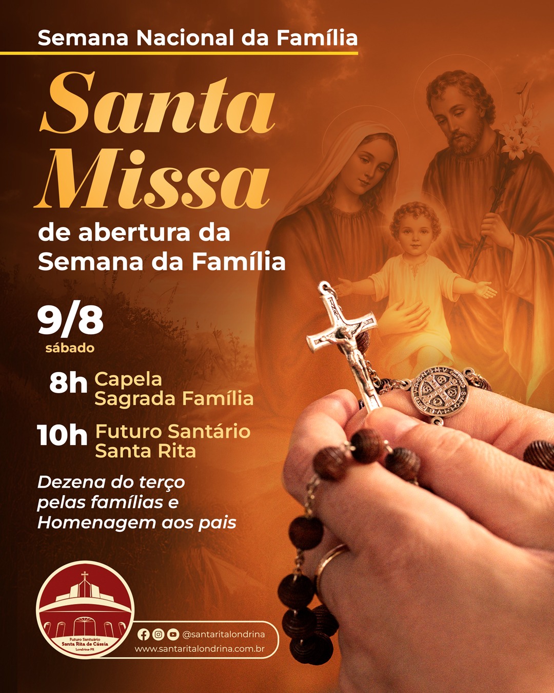 Santa Missa de abertura da Semana da Família