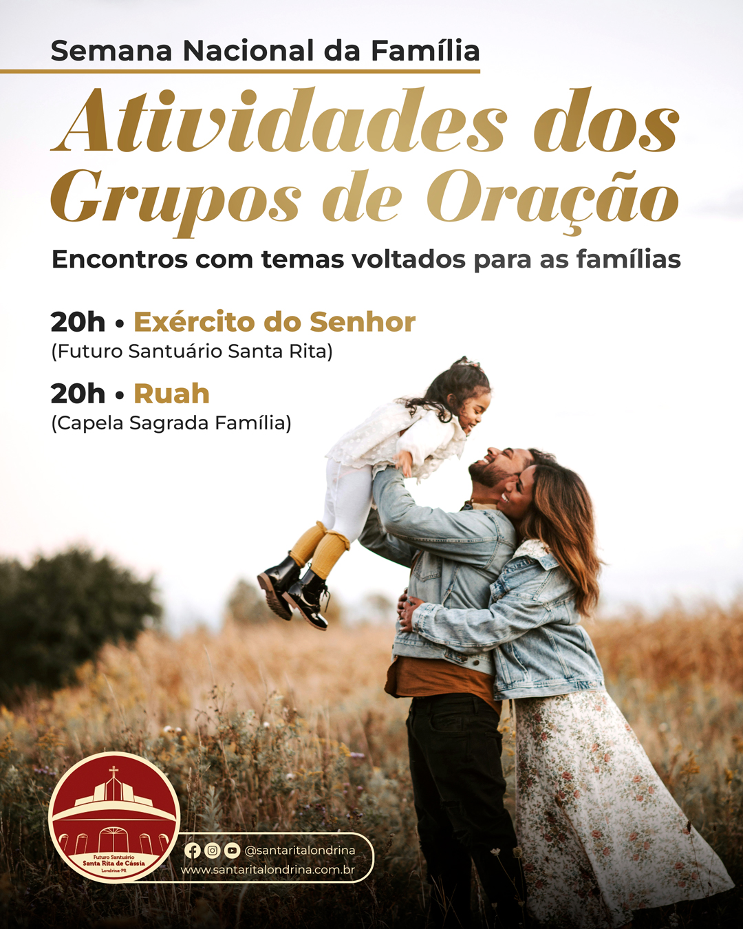 Semana Nacional da Família | Atividades dos Grupos de Oração