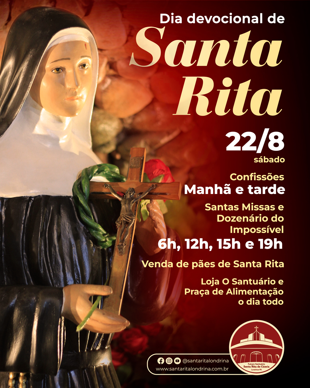 Dia Devocional de Santa Rita de Cássia