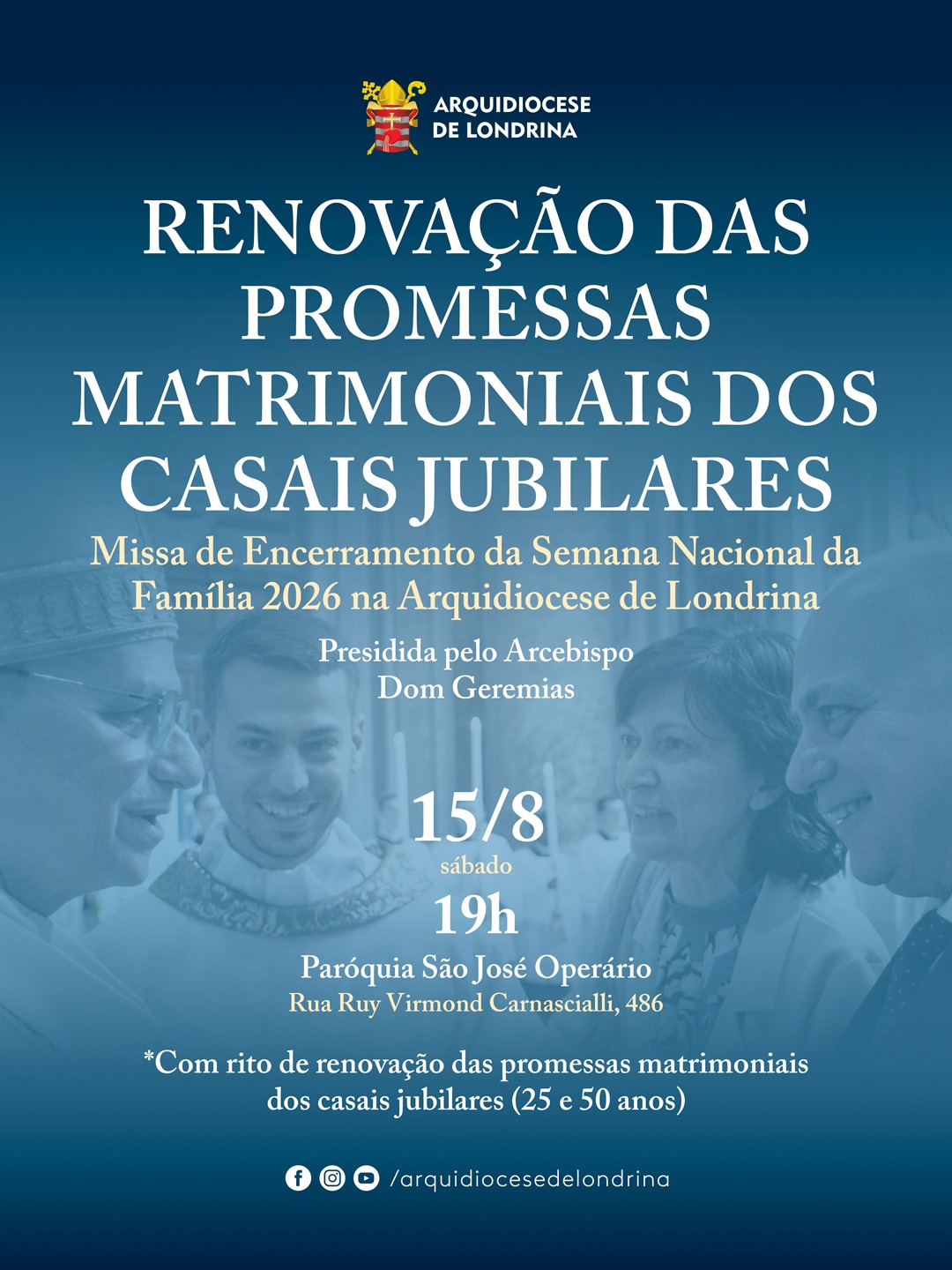 MISSA DE ENCERRAMENTO DA SEMANA NACIONAL DA FAMÍLIA
