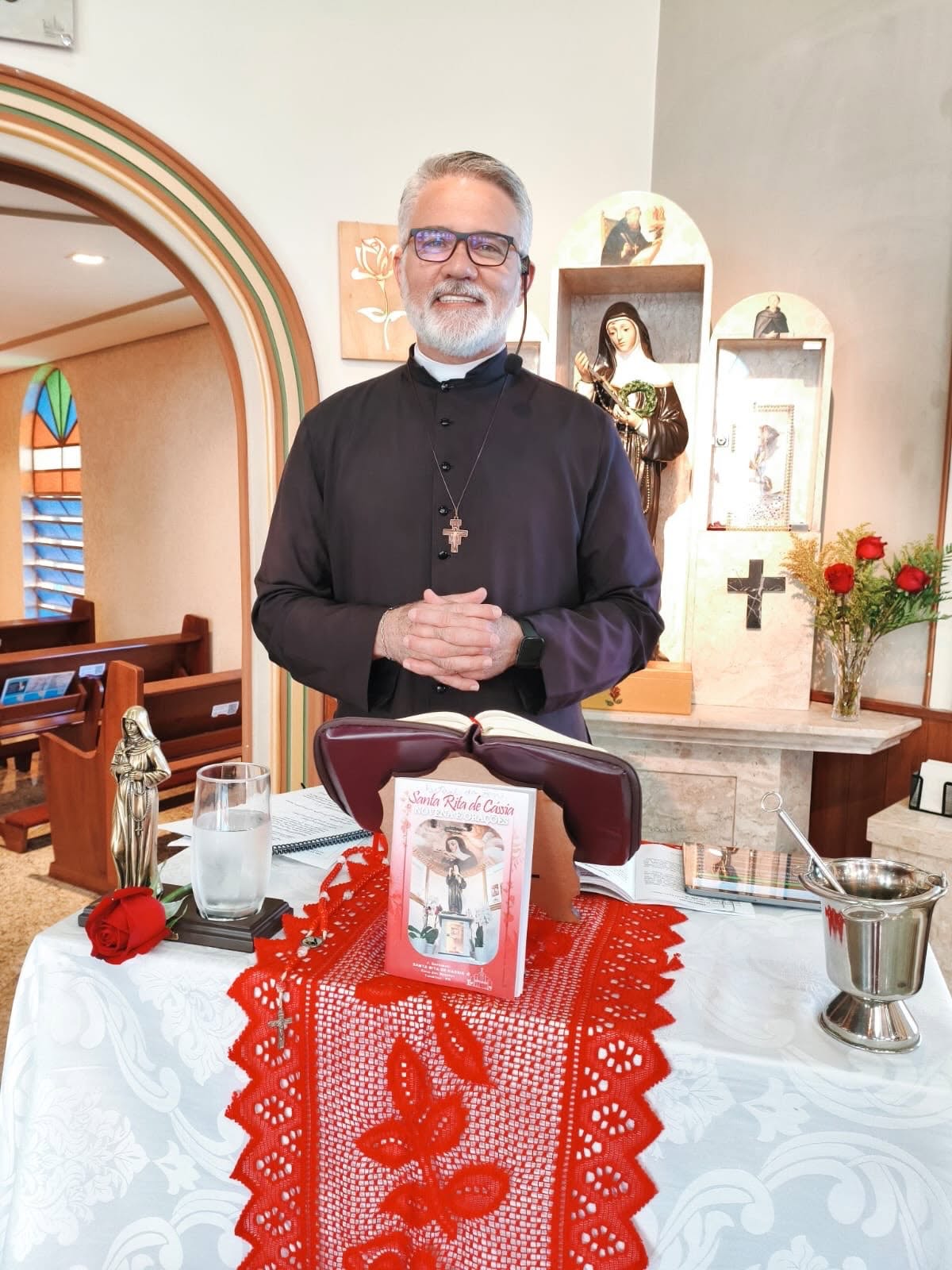 🌹 Segundo dia da Novena de Santa Rita de Cássia!