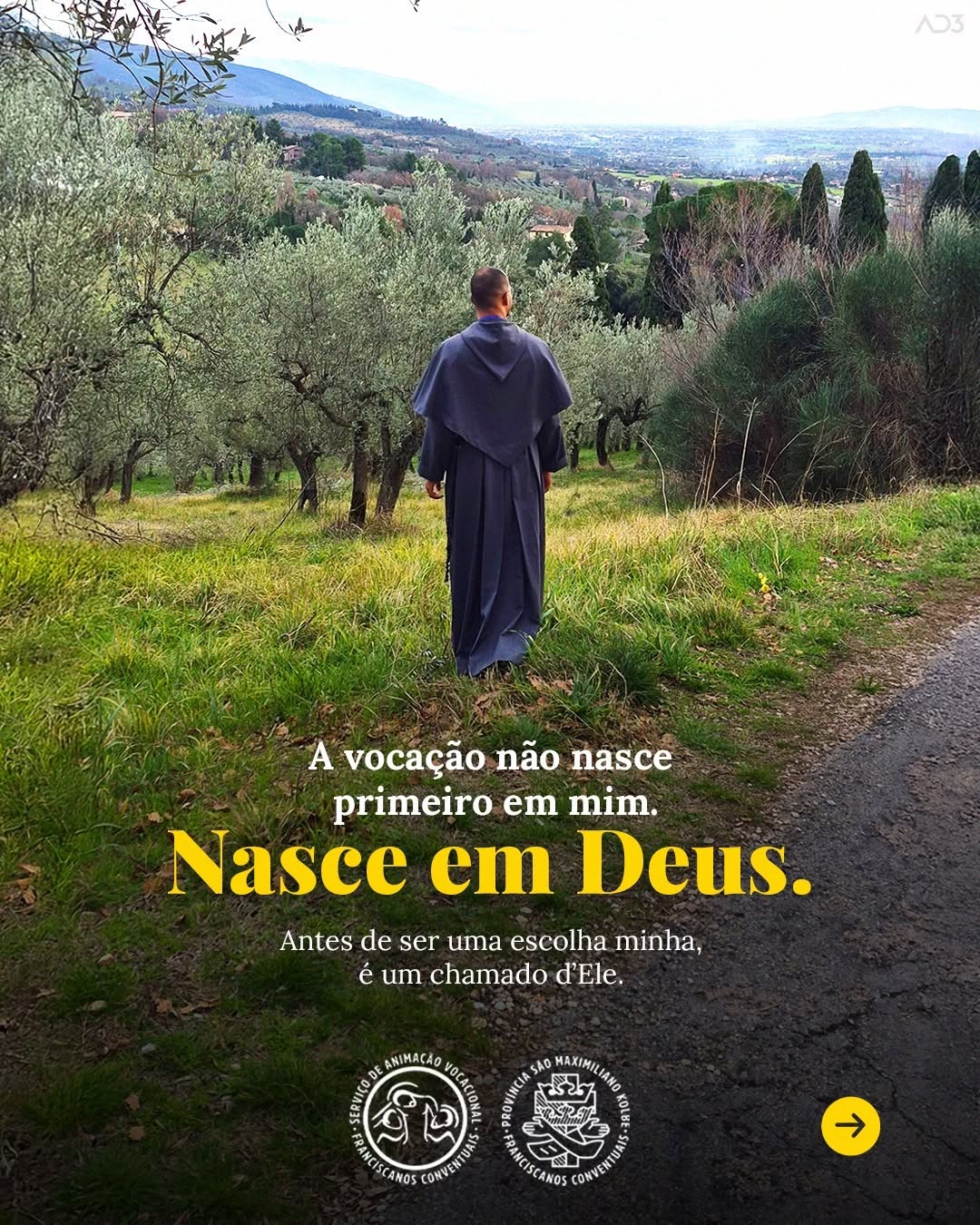 A vocação não nasce primeiro em mim. Nasce em Deus!