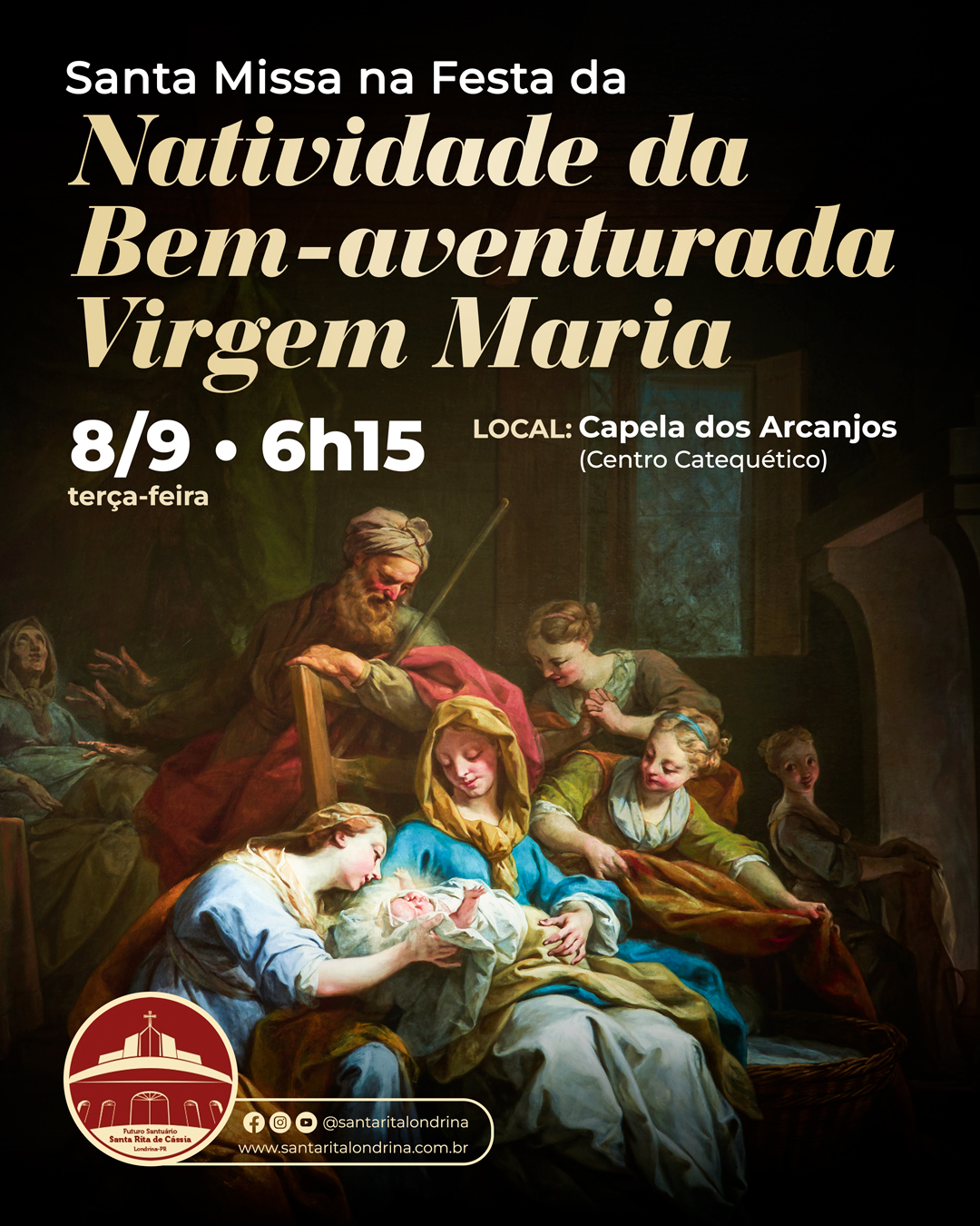 Santa Missa na Festa da Natividade da Virgem Maria