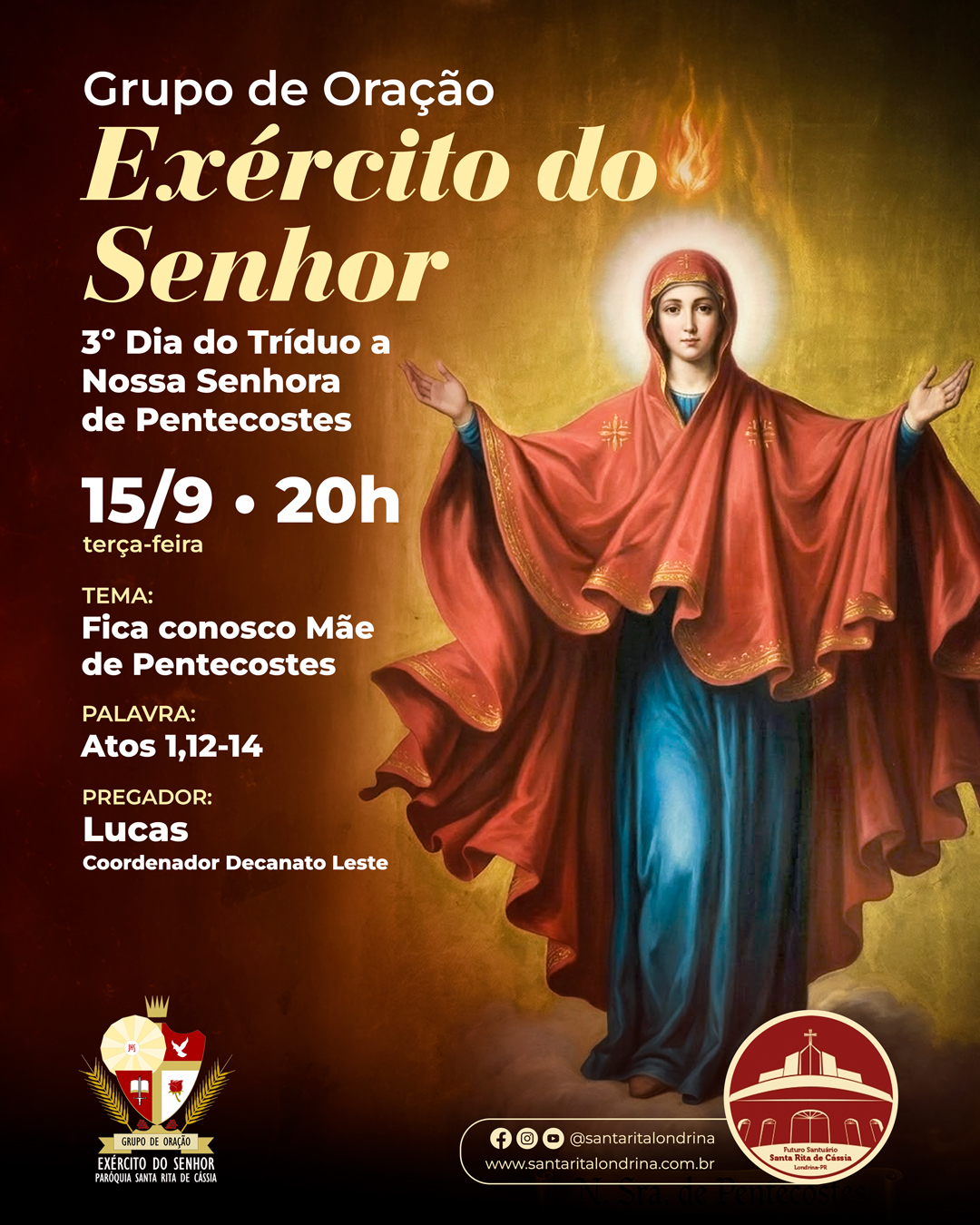 Grupo de Oração | Exército do Senhor