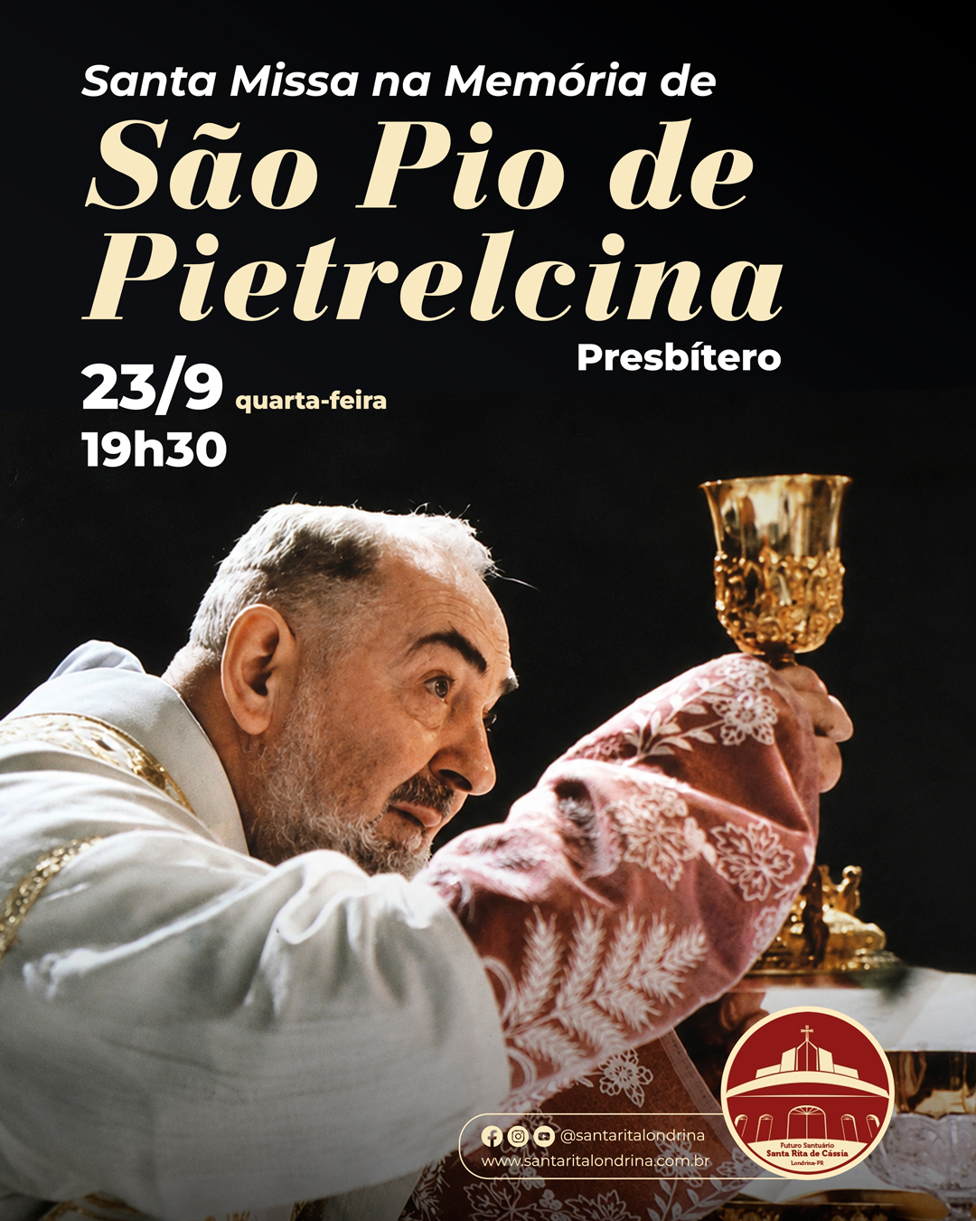 Santa Missa na Memória de São Pio de Pietrelcina