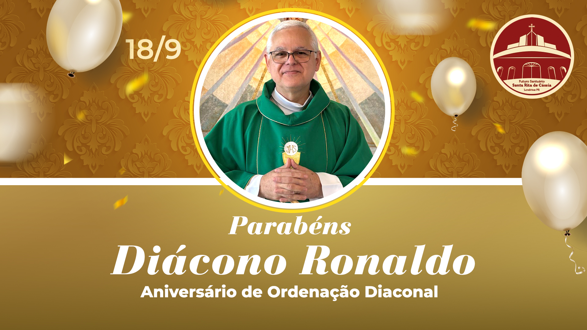Parabéns Diácono Ronaldo