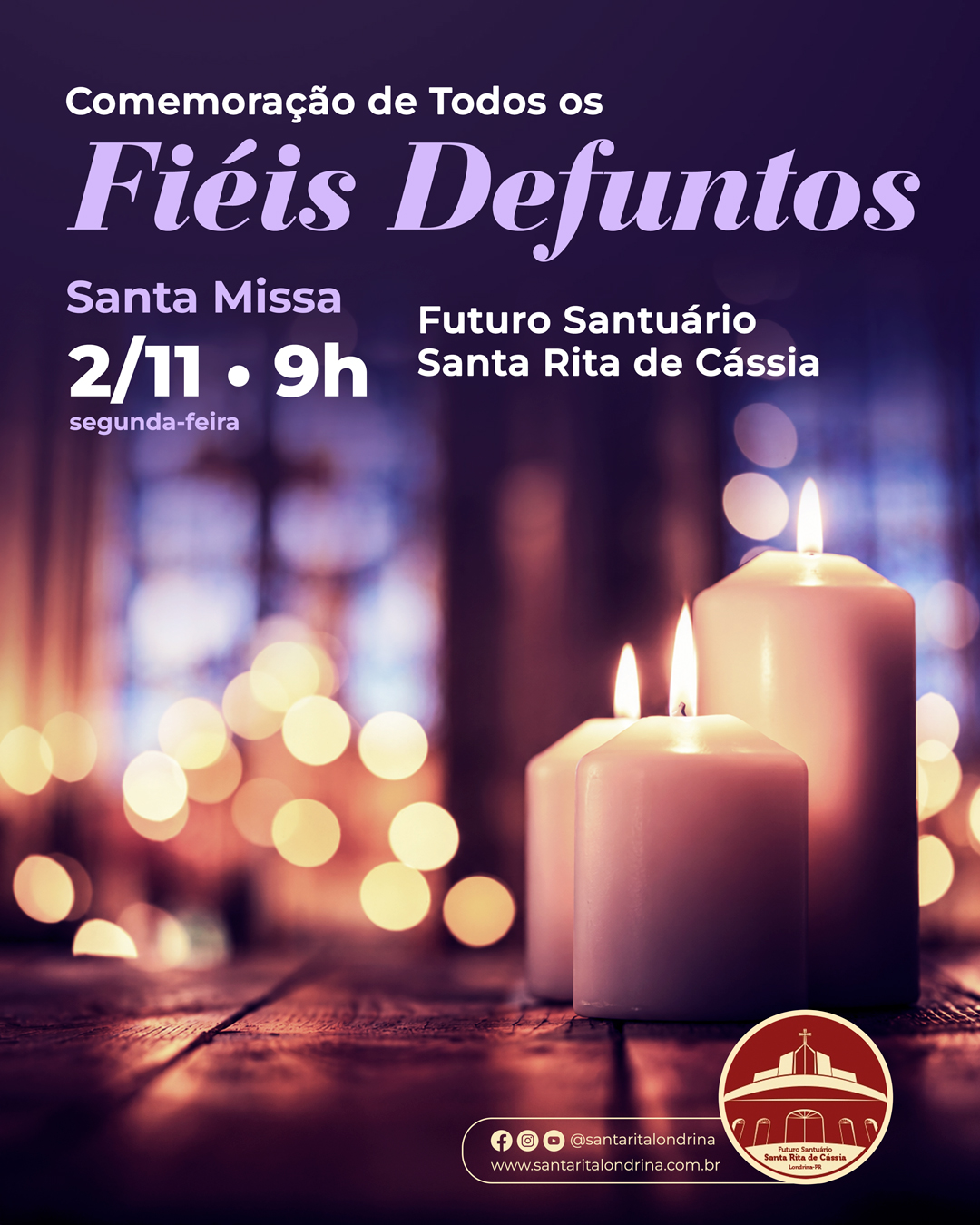 Santa Missa Comemoração de todos os Fiéis Defuntos