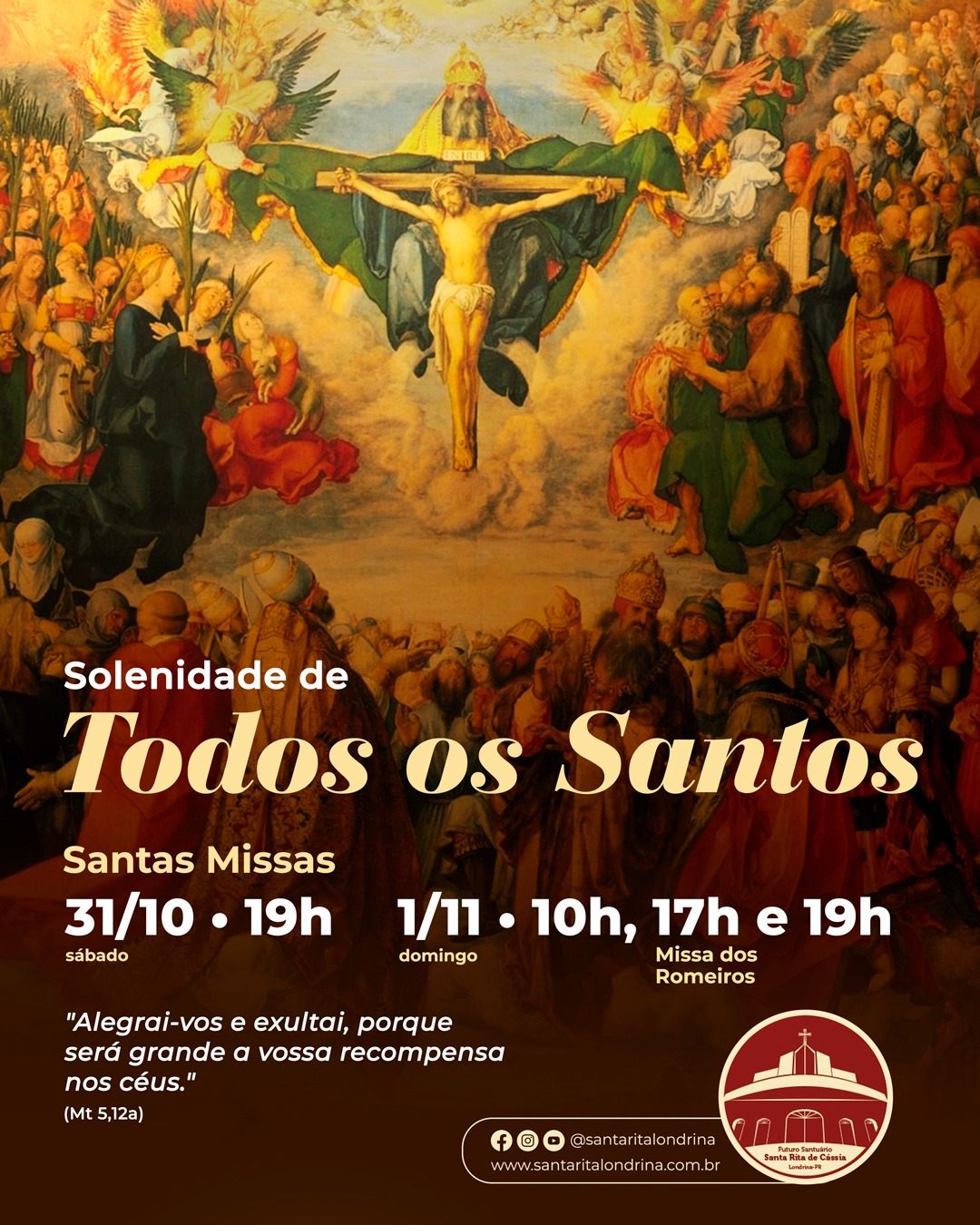 Santa Missa na Solenidade de Todos os Santos