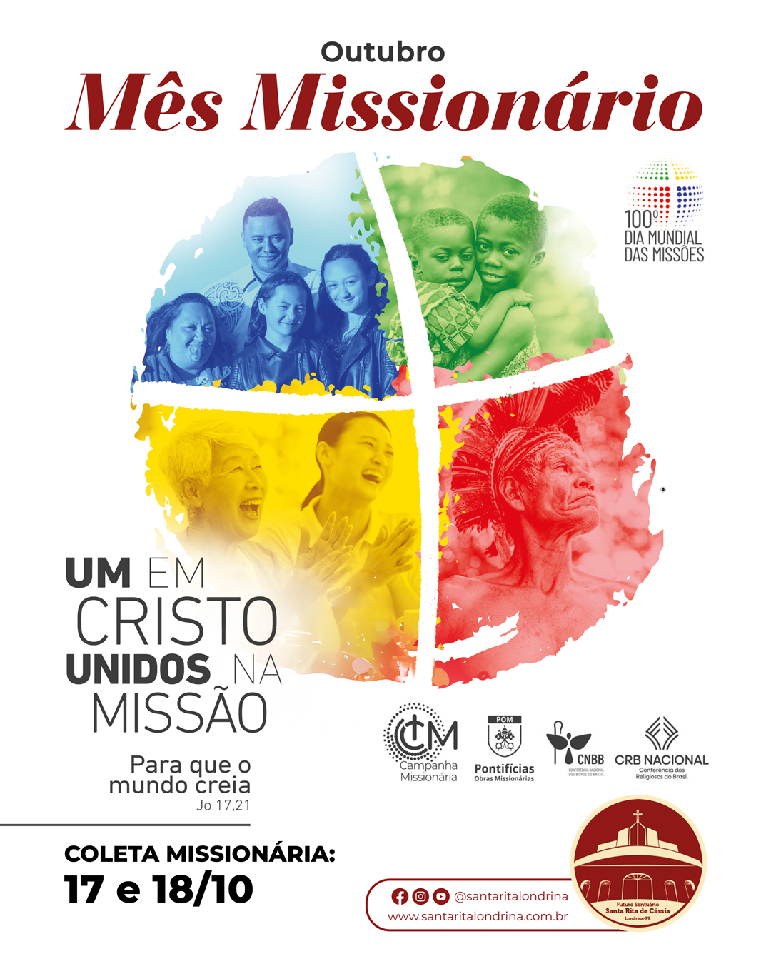 Outubro é o Mês Missionário!